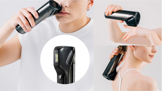 MYTREX MIRAY AIR 脱毛器 ブラック MYTREX MiRAY Air|コードレスで手軽に使える高性能光美容器