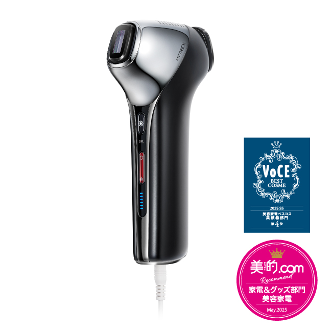 MYTREX MiRAY ONE ブラック +美容ゲル付き 公式】MYTREX MiRAY ONE|マルチヘッド美顔器で透明ハリ肌を
