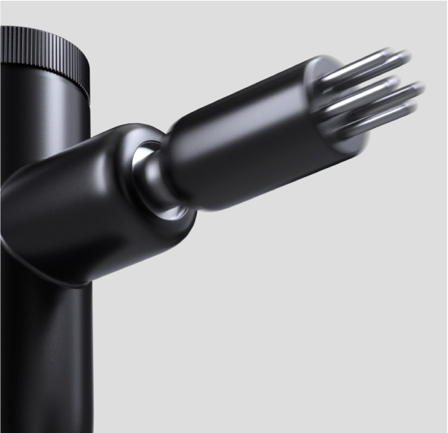 ハンディガンでリフトアップ。ピンポイント刺激ができるフェイスポイントケア。自動でポスポス。ポスポスハンディガン。速攻リフトアップ。