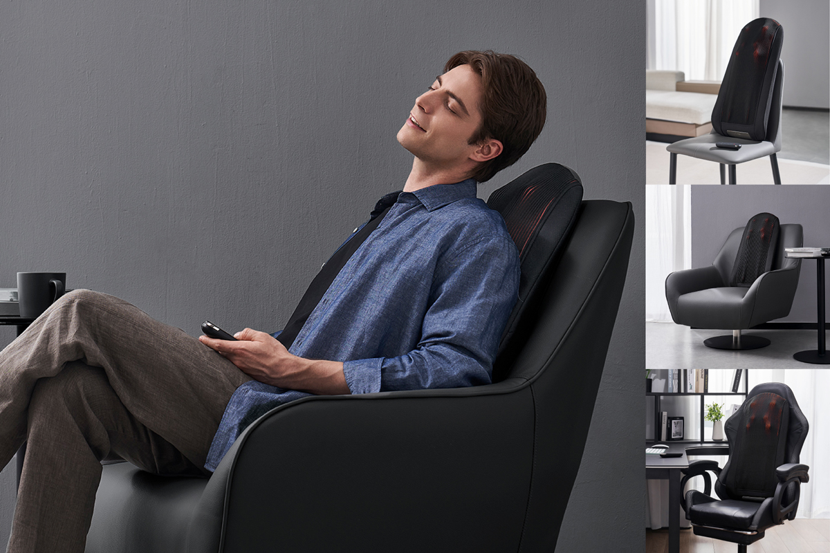 背中のコリを瞬時にほぐすだいさんの選択肢「REBIVE SEAT」誕生