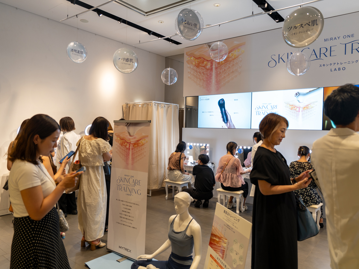 MYTREX 蔦屋家電 二子玉川店で初開催した「MiRAY ONE」体験POPUPが大盛況！