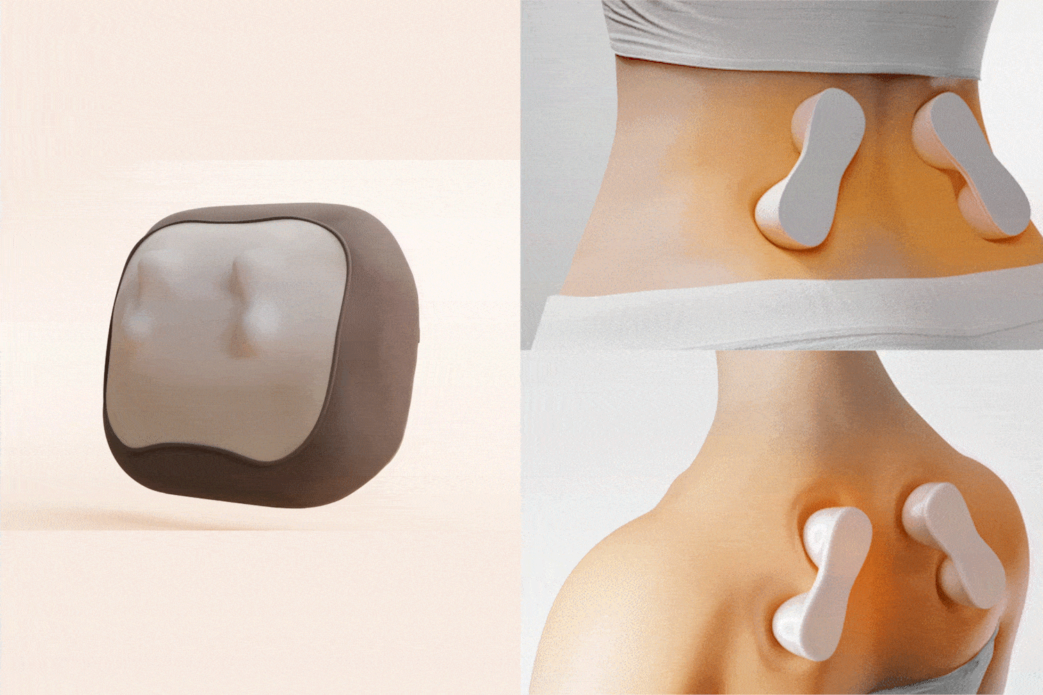 MYTREX 両面使えるクッション型マッサージャー「MYTREX RAKUNO W CARE」3月5日先行発売。もみ×振動のWケアで全身を整える